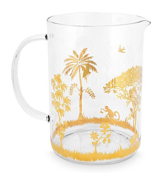 La Majorelle Karaffe Gold - Klarglas - 12 x 17 x 18 cm
