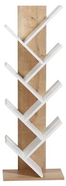 Bücherregal TUVAL Braun - Holzwerkstoff - 22 x 130 x 46 cm