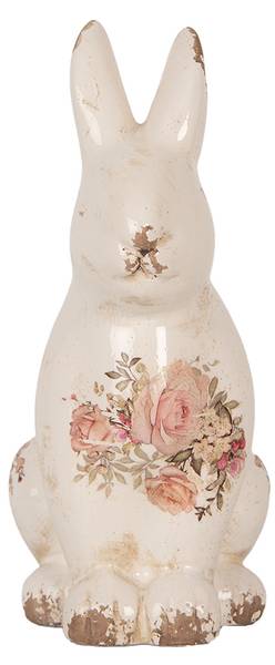 Dekorationsfigur Kaninchen Easter&Grady Beige - Keramik - 10 x 21 x 13 cm