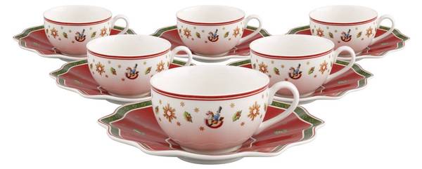 Kaffee-Set Toy's Delight 12-teilig Porzellan - 17 x 10 x 17 cm