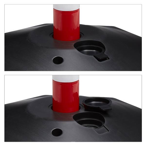 Absperrpfosten mit Kette, 2er Pack Breite: 56 cm