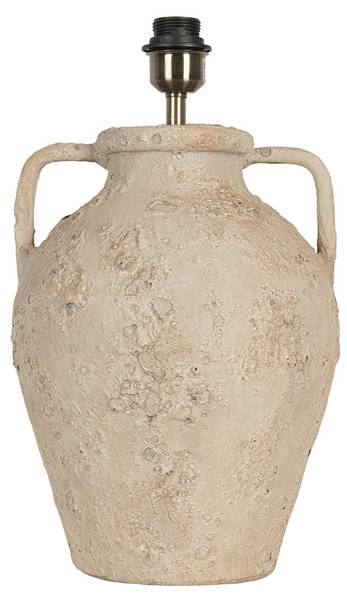Lampenfuß Diya Beige - Keramik - 40 x 65 x 40 cm