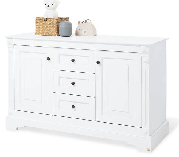 Kinderzimmer-Set 'Emilia' extrabreit… Weiß - Massivholz - 2 x 2 x 2 cm