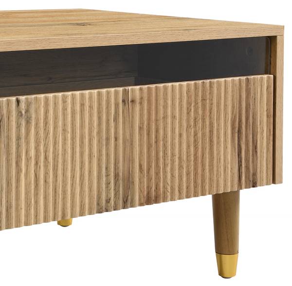 Couchtisch Peakglade Braun - Holzwerkstoff - 50 x 40 x 110 cm