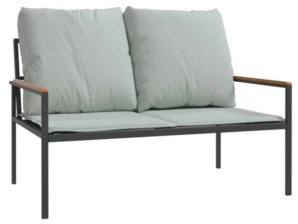 4-tlg. Garten-Lounge-Set XT2459 Grau - Kunststoff