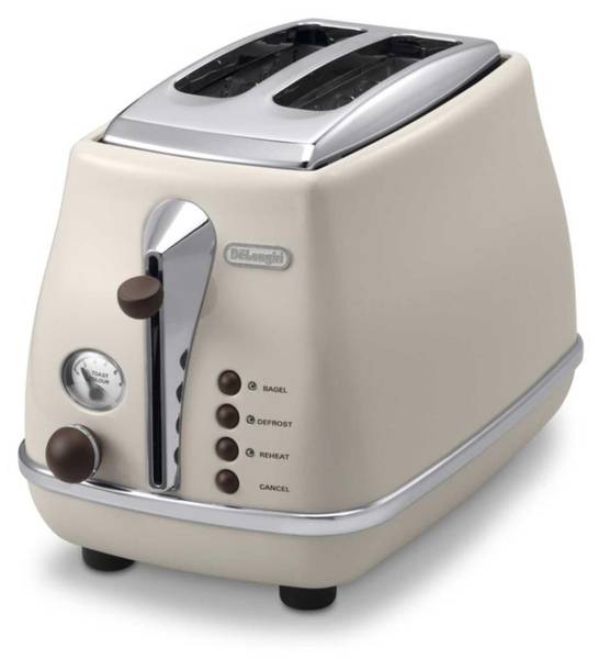 Toaster Icona Vintage Schwarz - Metall - 30 x 25 x 30 cm