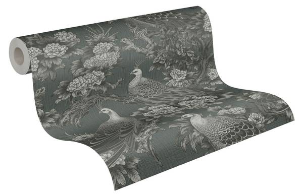 Vliestapete 399821-GU Grau - Fleece - 53 x 1005 x 1 cm