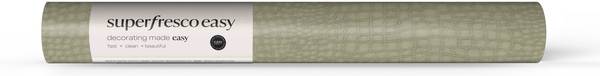 Vliestapete - Krokodil Grün - Fleece - 52 x 1000 x 2 cm