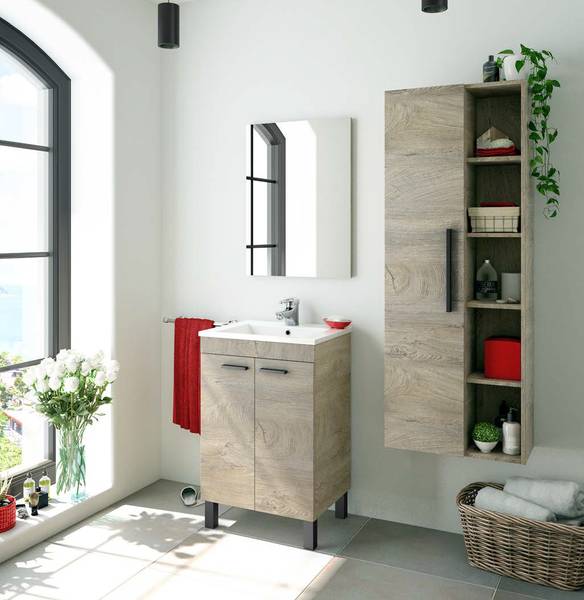 Badezimmermöbel Almenia Braun