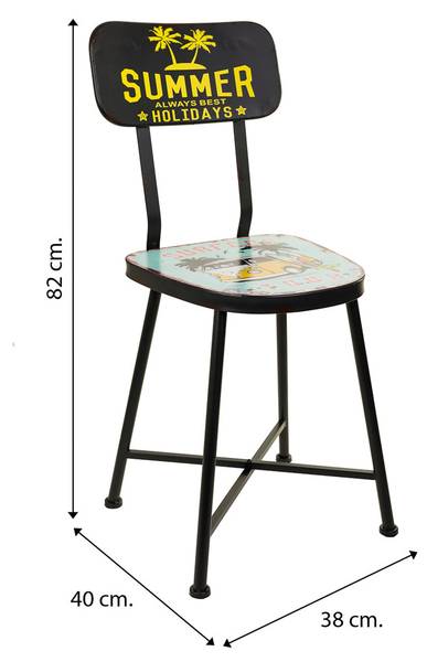 Stuhl 4523224896 Multicolor