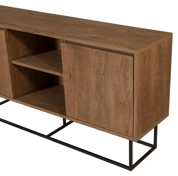 Kommode Alrakis Braun - Holzwerkstoff - 140 x 72 x 36 cm