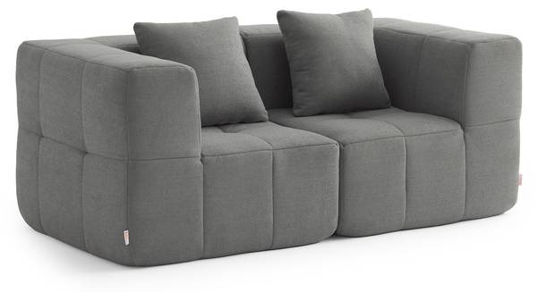 2-Sitzer Sofa BULOUS Grau
