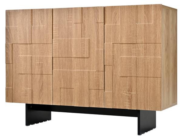 Dressoir MUTIM  Ⅱ bruin - plaatmateriaal op houtbasis - 34 x 76 x 105 cm