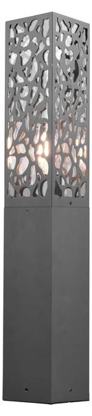 Mastleuchte COOPER Grau - Metall - 10 x 60 x 10 cm