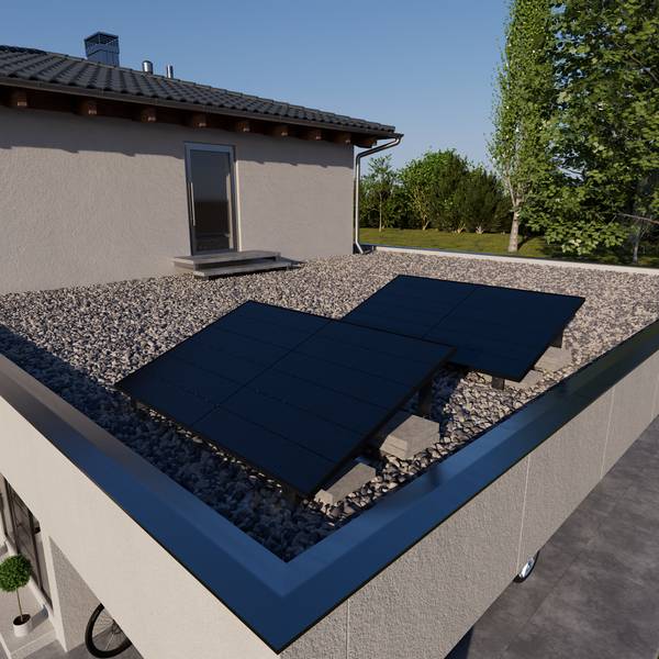 Solarway Balkonkraftwerk-Halterung – Für Geländ Produktbild-Vorschau 2
