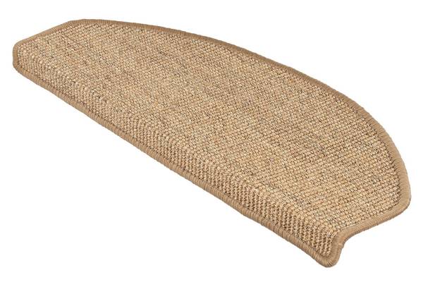 Sisal-Stufenmatte Pure Nature Beige - Naturfaser - 24 x 1 x 65 cm