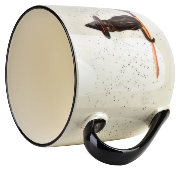 Becher JULES zwart - Fine Bone China - porselein - 10 x 10 x 10 cm