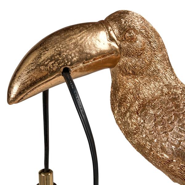 Tafellamp ARACARI goud - hars - 24 x 42 x 15 cm