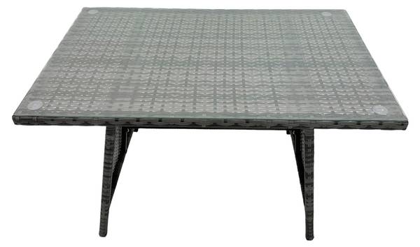 Gartengarnitur Im Freien Y(4-7er-Set) Grau - Webstoff - Kunstharz - 177 x 66 x 65 cm