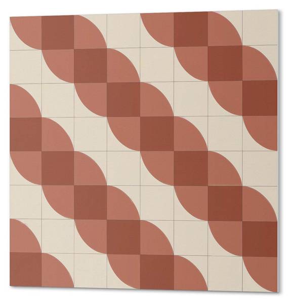 Vinylfliese WellenGeom 20er-Set 20 x 20 cm