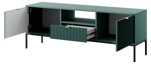 TV-Schrank Shire Schwarz - Grün