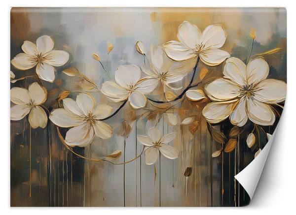 Fotobehang door de natuur geschilderde 300 x 210 cm
