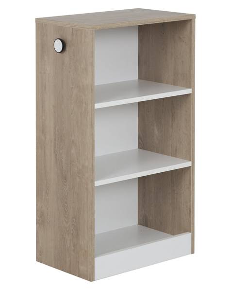 Petite bibliothèque mobile Marron - Bois manufacturé - 49 x 88 x 31 cm