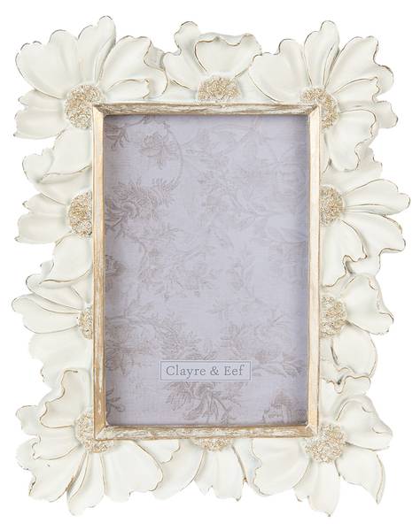 Bilderrahmen Rene&Chic Weiß - Kunststoff - 2 x 23 x 18 cm
