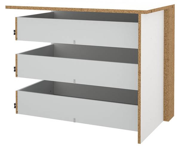 Schubladeneinsatz Catania Weiß - Holzwerkstoff - 70 x 87 x 55 cm