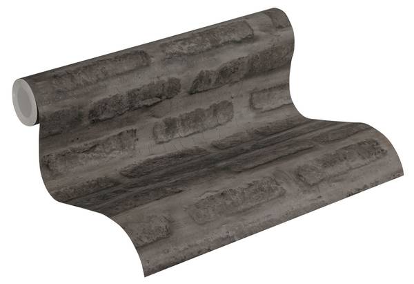 Vliestapete 374223-GU Grau - Kunststoff - 53 x 1 x 1005 cm
