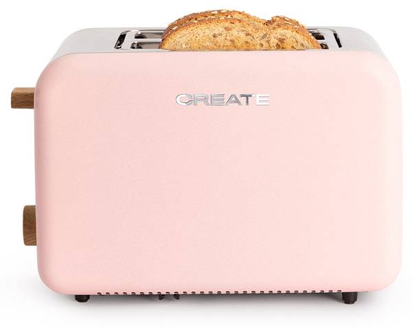 Toaster RETRO Hellrosa