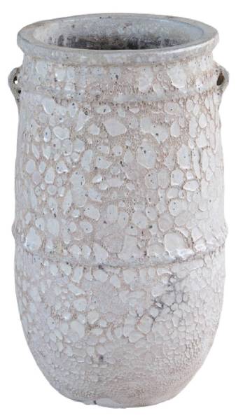 Blumentopf Serennah Weiß - Keramik - 40 x 68 x 40 cm