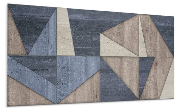 Klebepaneele Geo-Formen Abstrakt 100 x 50 cm