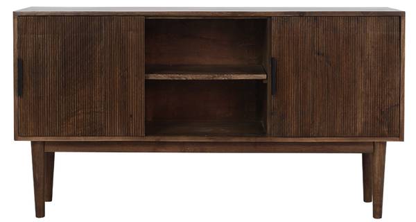 Schrank BITIKA Braun - Massivholz - 40 x 80 x 150 cm