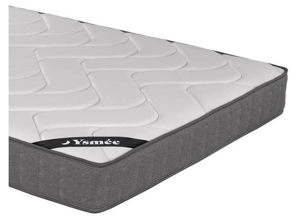 Standardmatratze BABYLONE Weiß - Textil - 200 x 23 x 140 cm