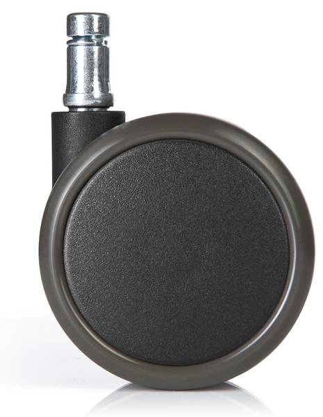 Stuhlrollen 5x ROLO FREE 10mm/65mm Schwarz - Metall - 5 x 8 x 7 cm