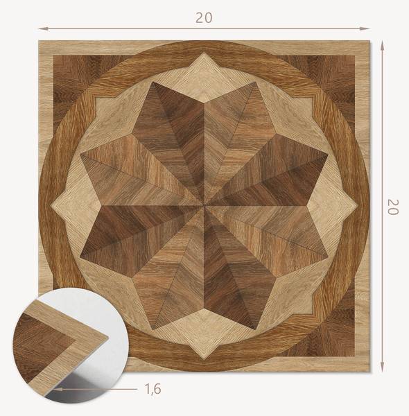 Vinyl tegels 00283221 (20er - Set) 20 x 20 cm