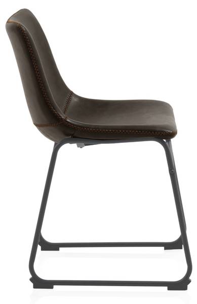 Stoelen  10753 set van 4 bruin