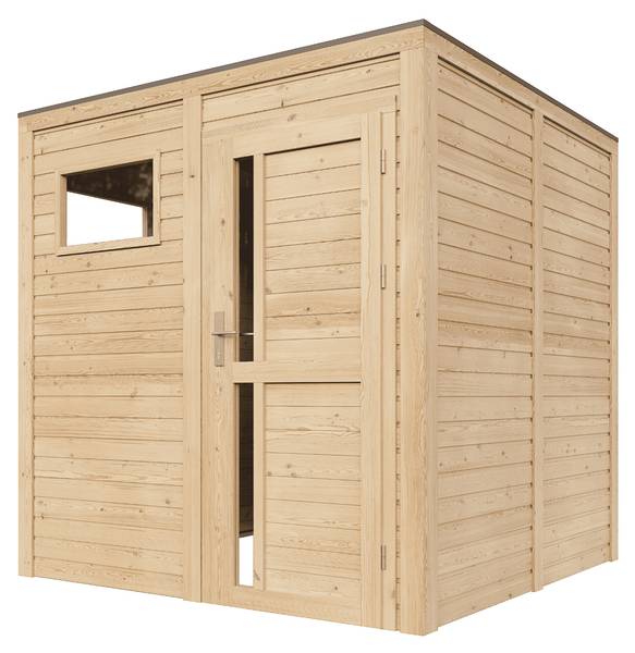 Gartenhaus M325F1 Beige - Fichte - 208 x 210 x 202 cm
