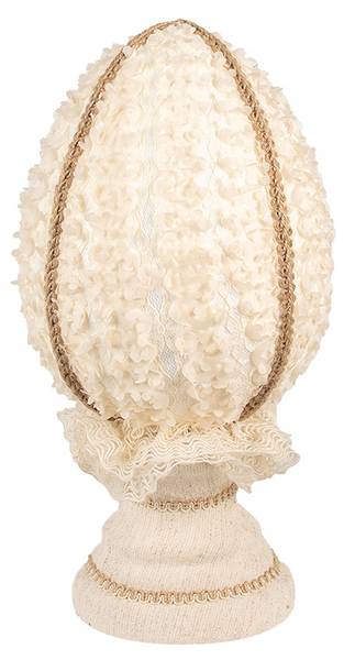 Dekorationsfigur Ei Easter&Theo Beige - Textil - 20 x 39 x 20 cm