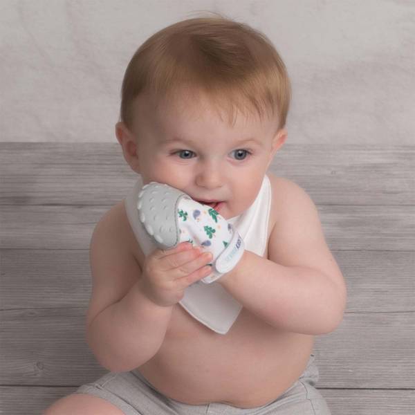 Beißhandschuh igel Tiny Grau