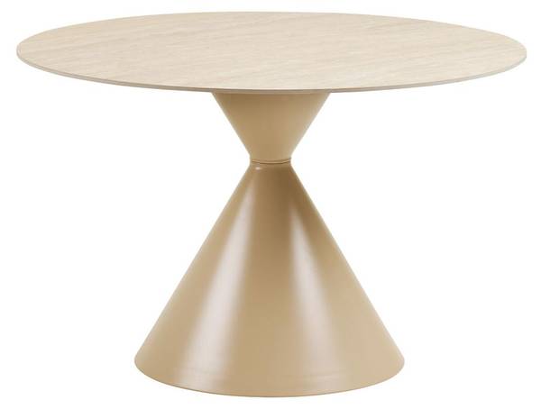 Essgruppe Elin Weiß - Metall - 120 x 75 x 120 cm