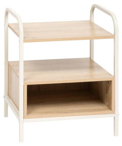 Nachttisch CURVY Beige - Holzwerkstoff - 40 x 50 x 30 cm