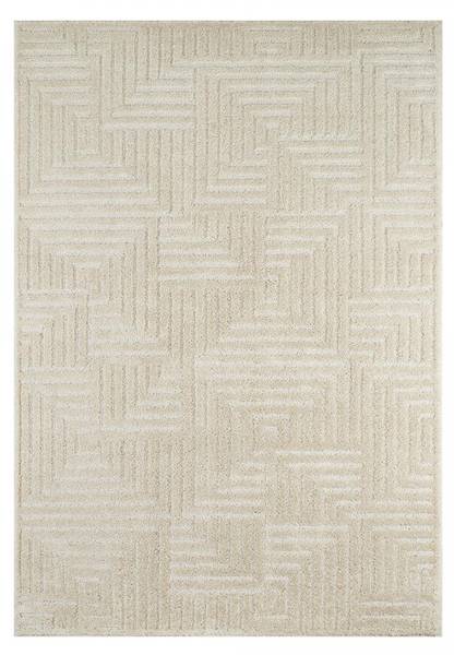 Tapis salon ELEGANCE D Blanc - Matière plastique - 80 x 2 x 150 cm