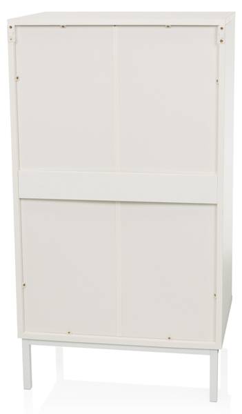 Kommode BJORDAL Weiß - Holzwerkstoff - 40 x 100 x 55 cm