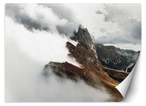 Papier peint, Montagnes dans les nuages 350 x 245 cm