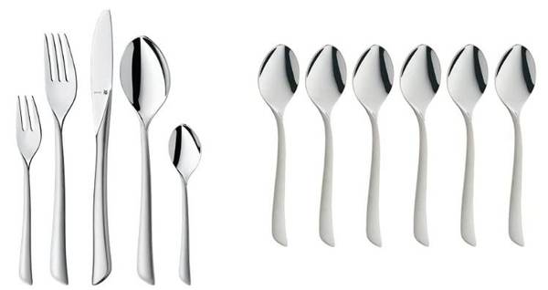 Besteckset Virginia Silber - Metall - 5 x 10 x 10 cm