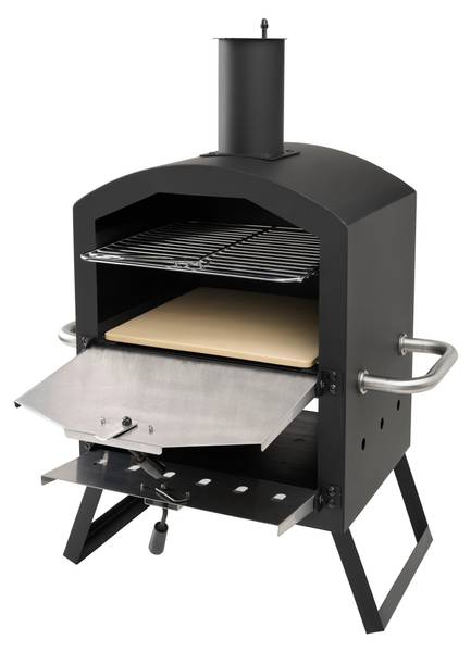 Pizzaofen COAL Schwarz - Keramik - Metall - Kunststoff - 55 x 75 x 40 cm
