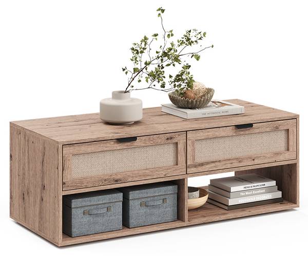 Couchtisch Elven 59353 Braun - Holzwerkstoff - 120 x 44 x 50 cm