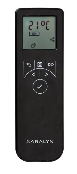 Wasserdampf-Kamin Louis EAL-B Anthrazit